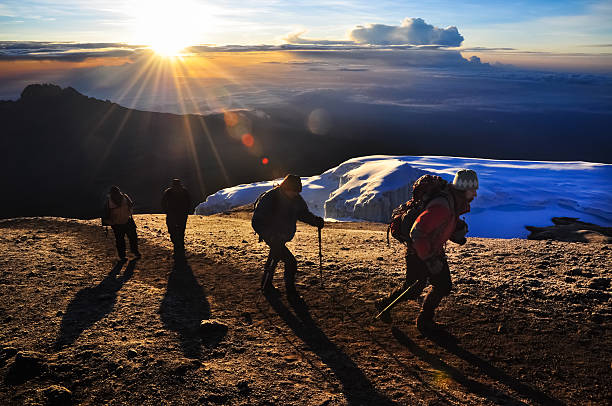 Climbing Mount Kilimanjaro Facts – sunrise view from Uhuru Peak Tanzania