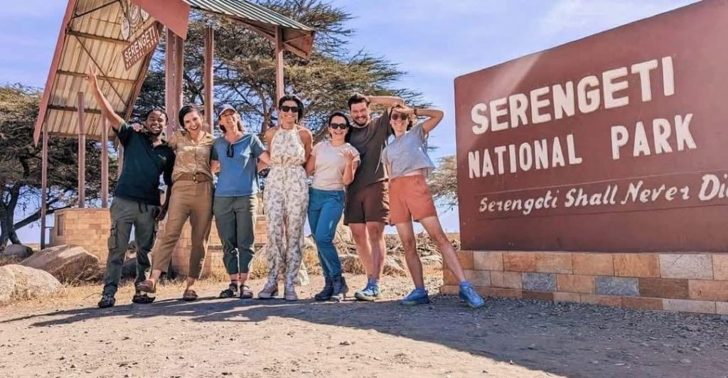 Â hot air balloon safari in Serengeti