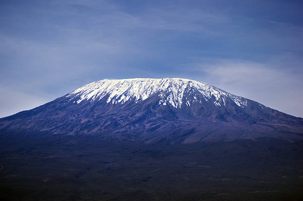 Mount Kilimanjaro in Tanzania. The slopes of Kilimanjaro.